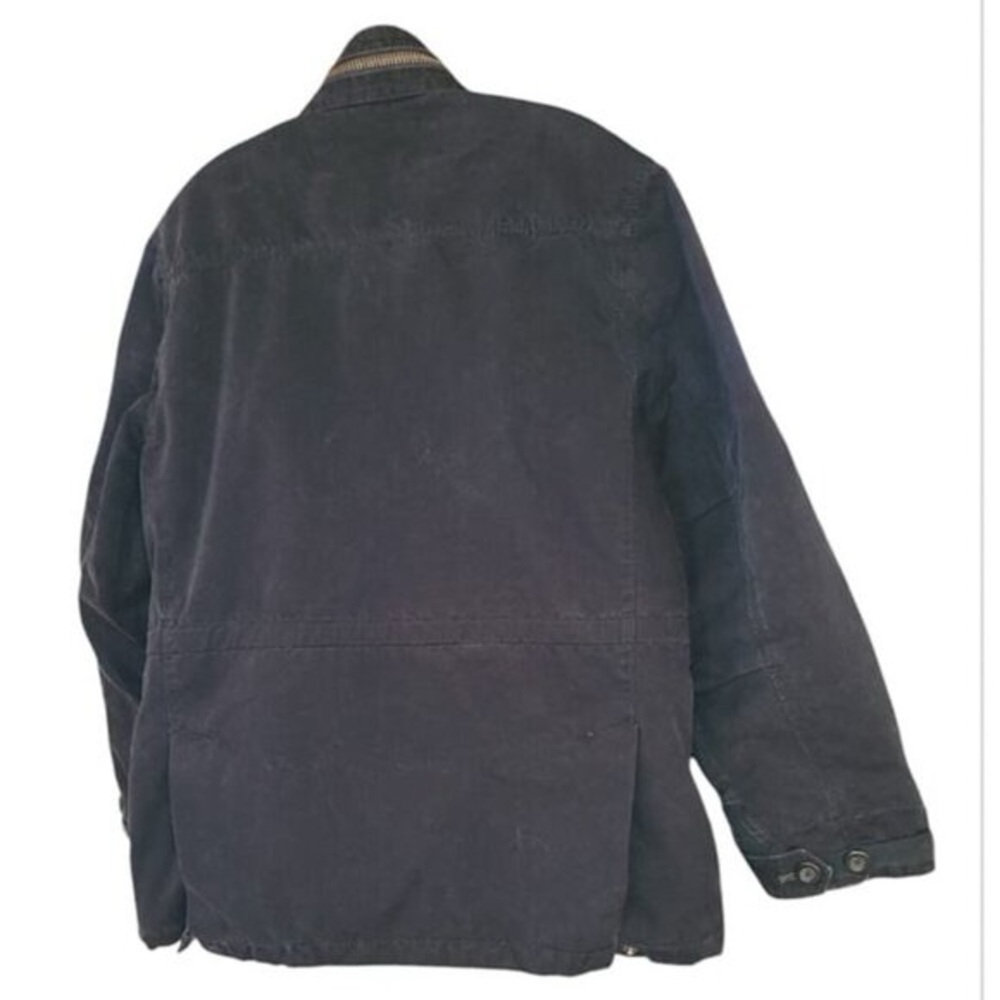 Gap 71  1969 Men s Medium Button Metal zip up Military Style Cargo Coat - Picture 2 of 7